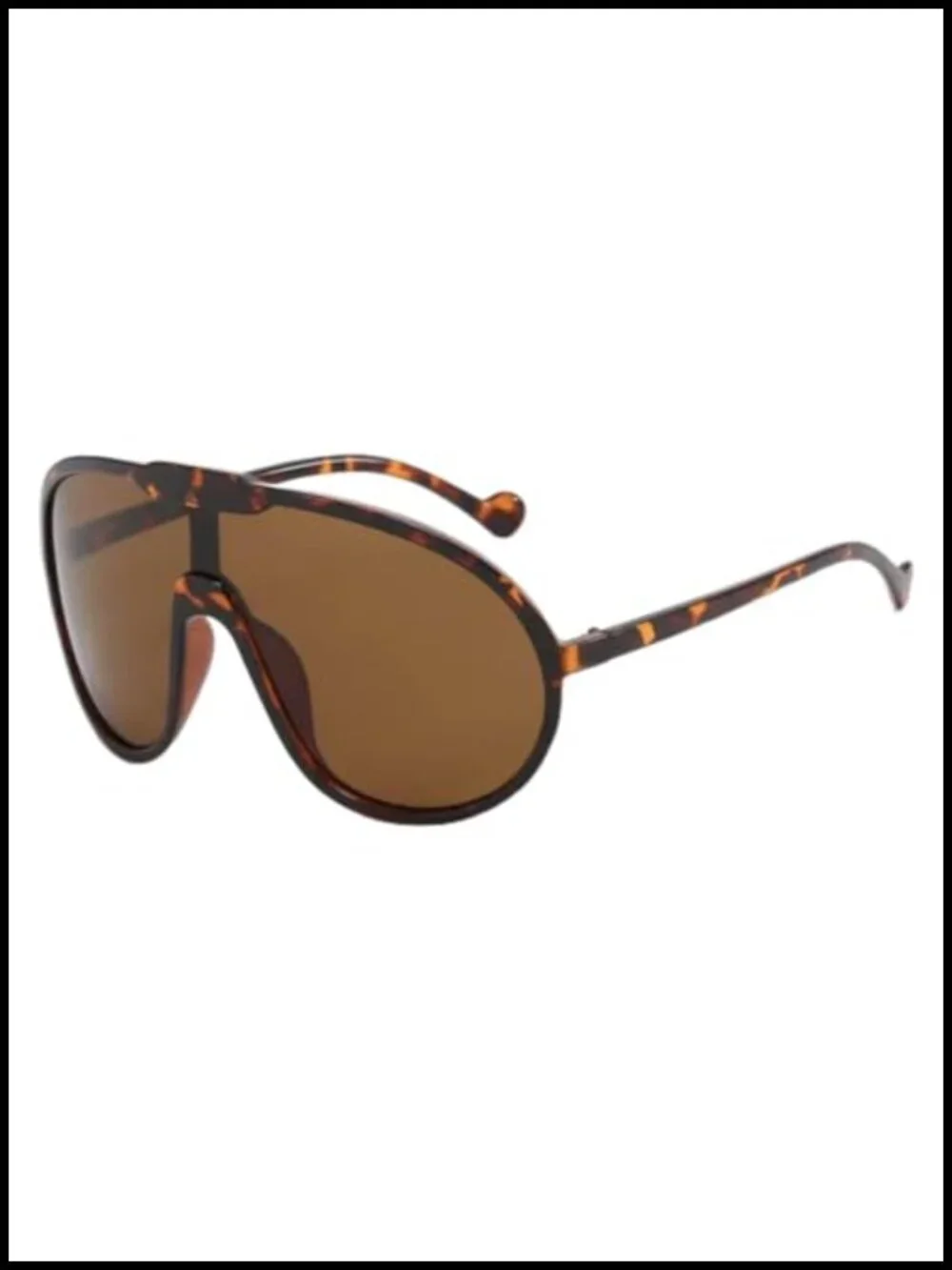Oversized Shield Sunglasses UV400 Protection Unisex